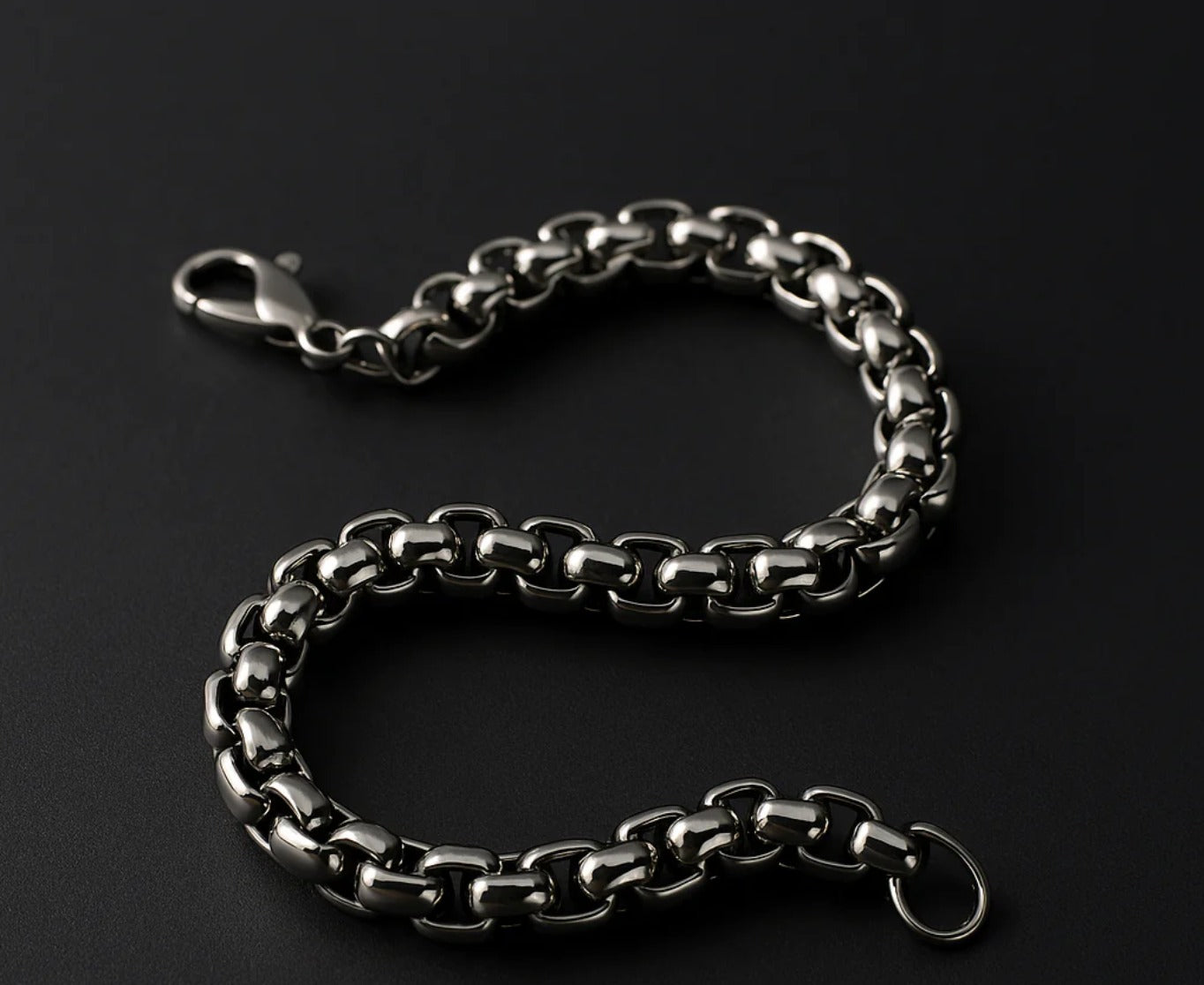 Silver Stainless Steel Chain Necklace for Men & Women